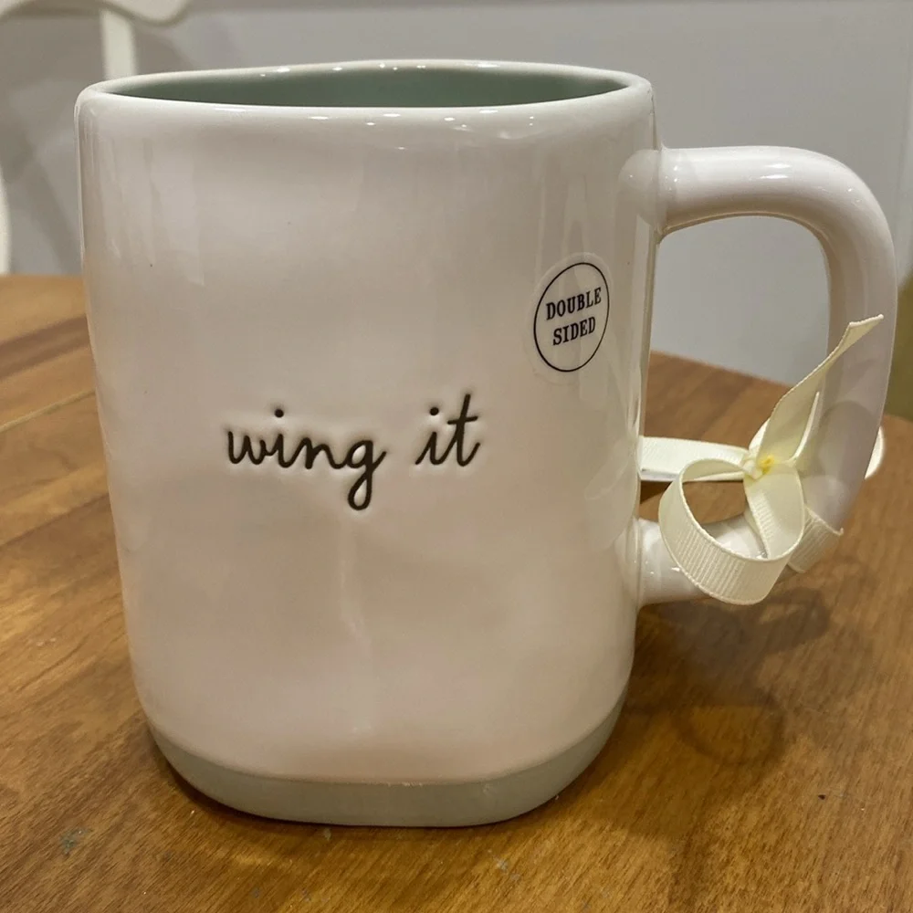 NWT.  Rae Dunn, 24oz., hummingbird, ceramic mug. - Picture 2 of 12